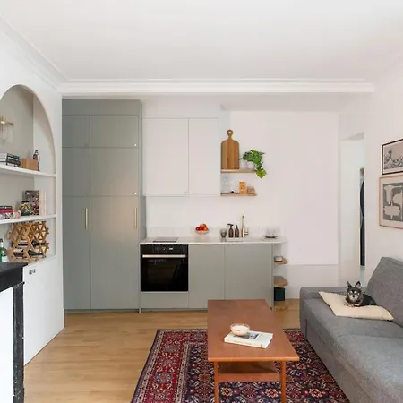 Minimalist Haussmannian 11 Apartment Paris